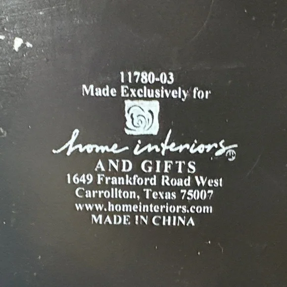 Home Interiors Burgundy and Black Wall Clock - Picture 2 of 5